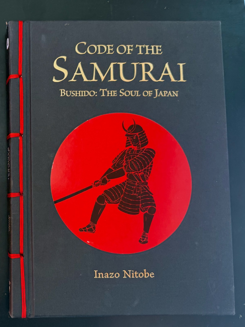 Code of the Samurai by Inazo Nitobe — Black & Red Hardcover